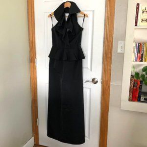 MICHAEL MAIELLO FOR PAT RICHARDS Vintage Halter Cocktail Dress